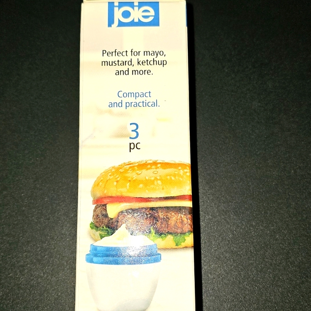 Joie MSC Condiments On The Go Containers Multicolor BPA Free 3-Piece Set Travel